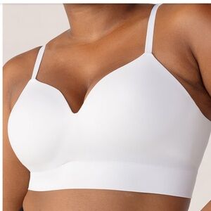 Shapermint Truekind® Supportive Comfort Shaping Bra Sz L White